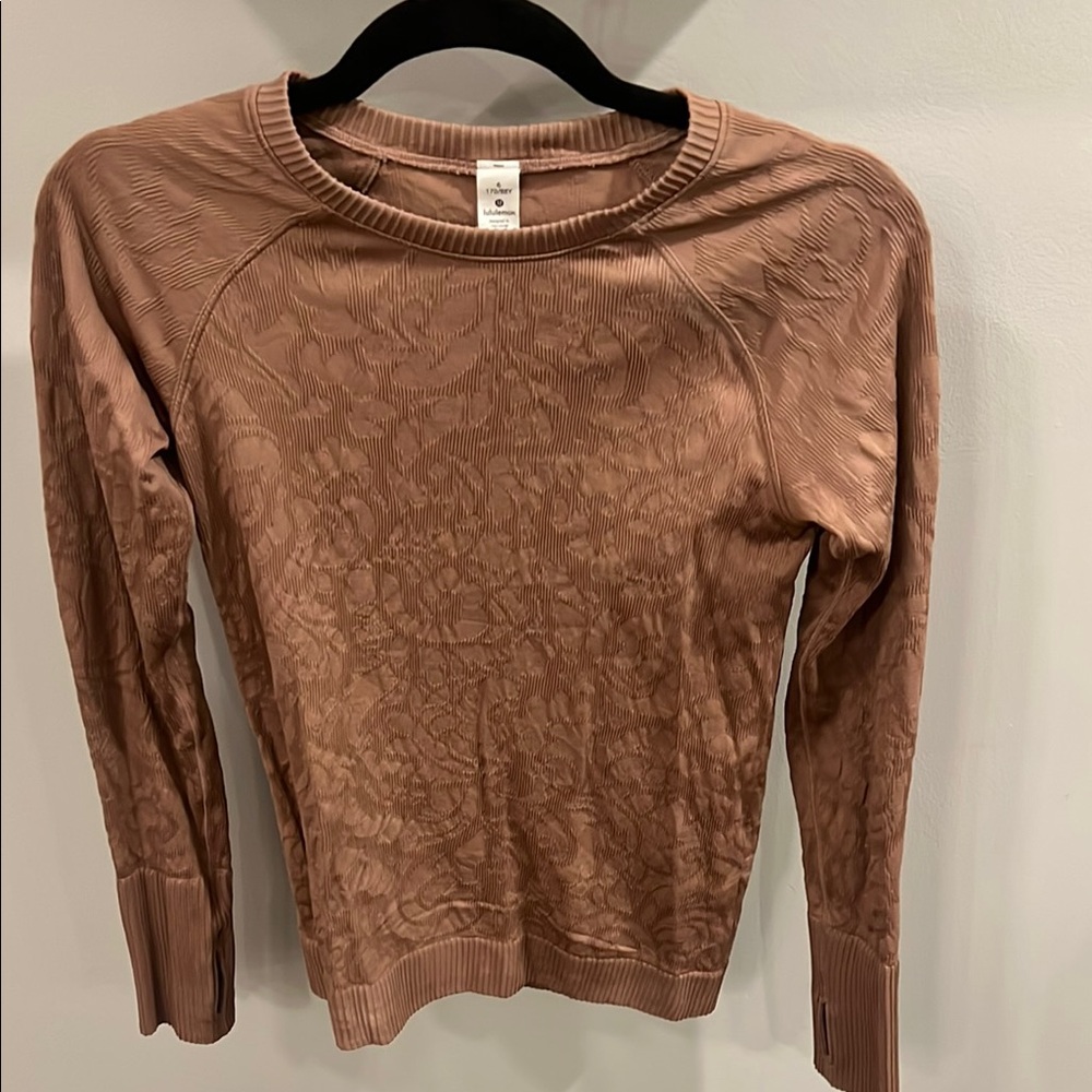 NWOT Lululemon Patterned Long Sleeve Top